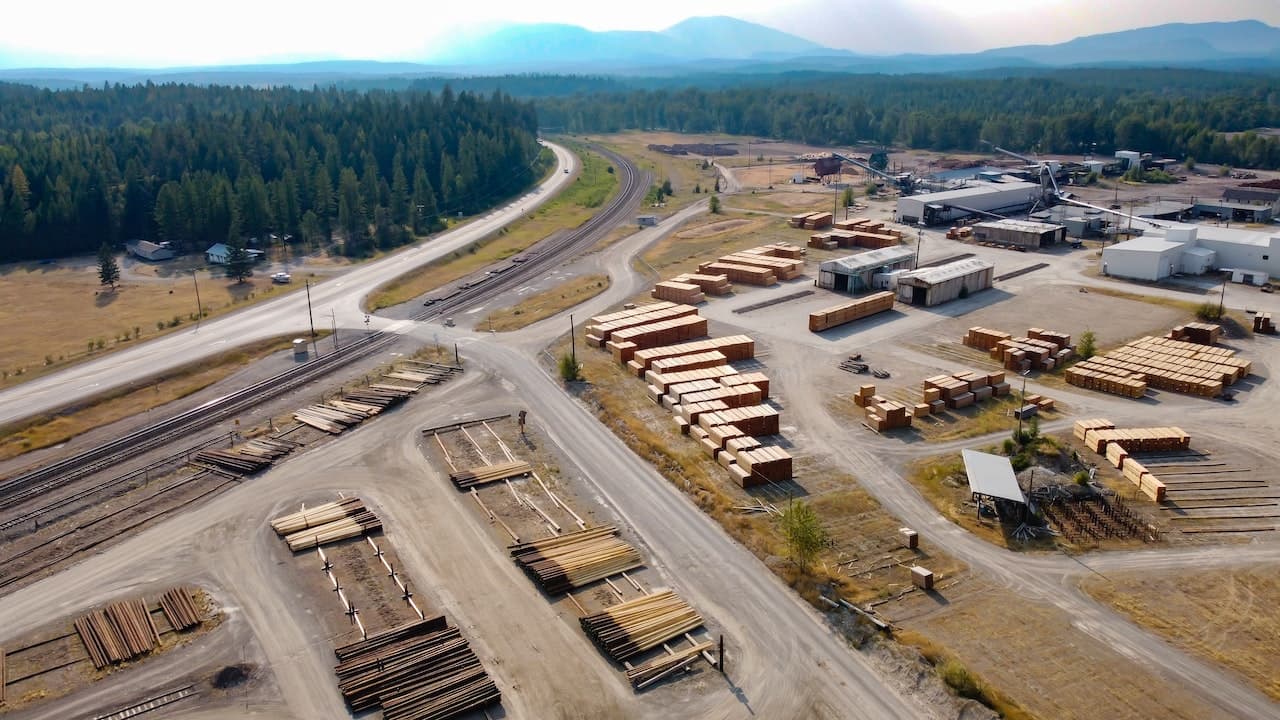 Lumber yard